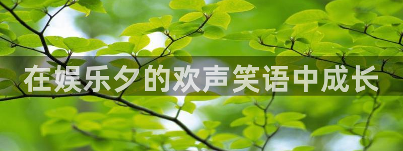 sunbet官网手机版：在娱乐夕的欢声笑语中成长